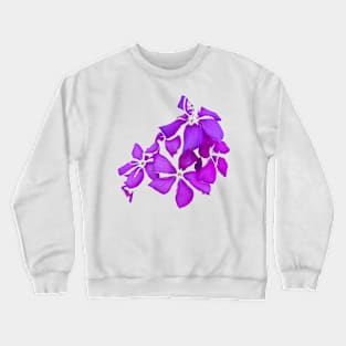 Purple Flower in Florida Crewneck Sweatshirt